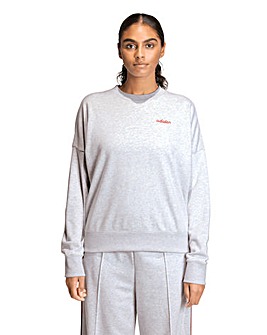 adidas Contrast Stripe Crew Sweatshirt