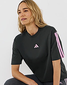 adidas 3 Stripes Boyfriend T-Shirt