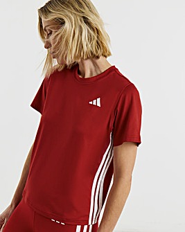 Adidas 3 Stripe Crew Neck Top