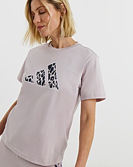 Adidas Leopard Print T-Shirt