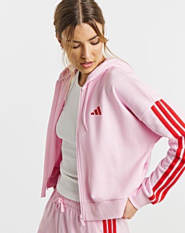 adidas 3 Stripes Full Zip Hoodie