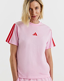 Adidas 3 Stripe T-Shirt
