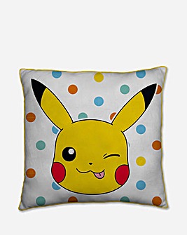 Pokemon Dotty Square Cushion
