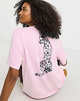 adidas Animal Back Print T-Shirt