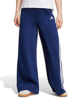 Adidas 3 Stripe Wide Leg Joggers