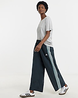 Adidas 3 Stripe Wide Leg Jogger