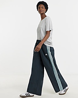 Adidas 3 Stripe Wide Leg Jogger