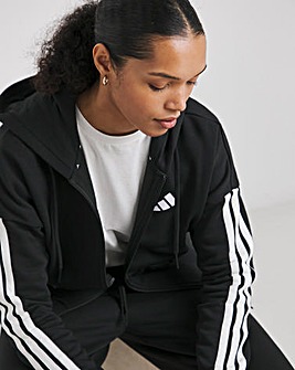 adidas Essentials 3 Stripes Fleece Hoodie