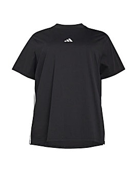 adidas Essentials 3 Stripes T-Shirt Plus Size