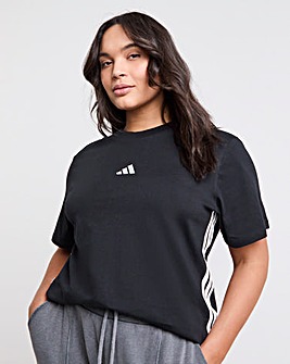 adidas Essentials 3 Stripes T-Shirt Plus Size