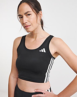 adidas Train Essentials 3 Stripes Cropped Tank