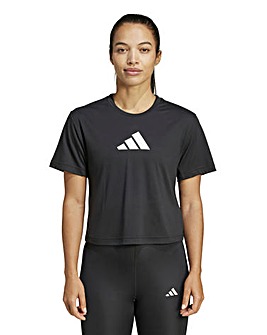 adidas Train Essentials Big Performance Logo Training T-Shirt