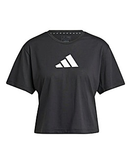 adidas Train Essentials Big Performance Logo Training T-Shirt