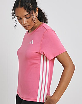 adidas Train Essentials 3 Stripes Workout T-Shirt