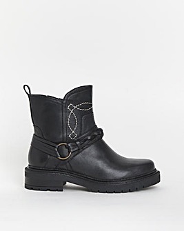 Joe Browns Leather Ankle Boot EEE Fit
