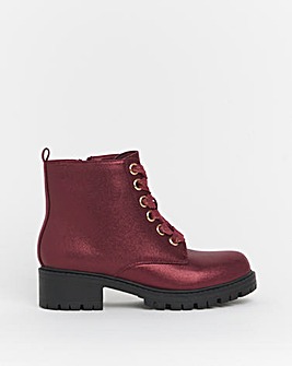 Joe Browns Chunky Lace Up Boot E Fit