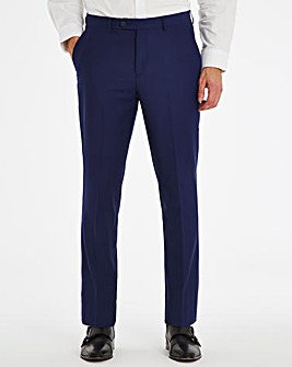 Blue Regular Travel Suit Trousers
