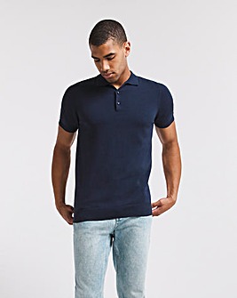 Cotton Short Sleeve Knitted Polo