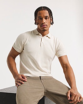 Cotton Short Sleeve Knitted Polo