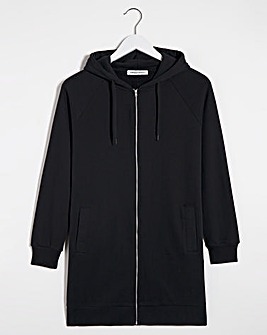 longline plus size hoodie