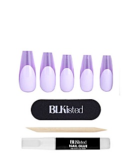 BLK Listed Instant Acrylic Nails, Mauving Mad