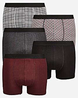 5 Pack Hipster Shorts