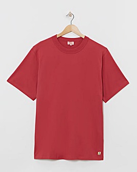 Armor Lux Classic Crew Neck Red T-Shirt - Red