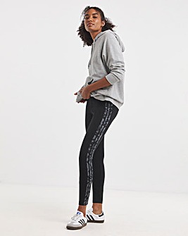 adidas Leopard Print 3 Stripe Leggings