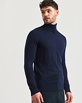 Merino Wool Roll Neck Jumper