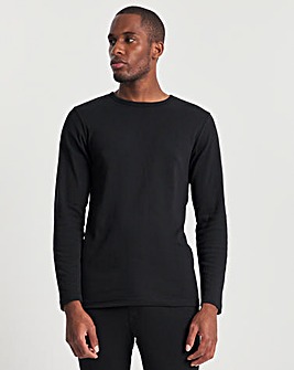 Black Thermal Long Sleeve T-Shirt