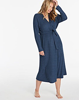 Womens Pretty Secrets Printed Viscose Gown Simply Be