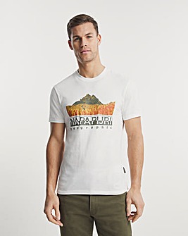 Napapijri Mountain Logo Short Sleeve T-Shirt