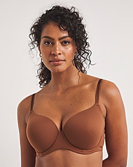 Feather Touch Moulded Tshirt Bra Nude 2
