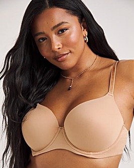 Feather Touch Moulded Tshirt Bra Nude 4