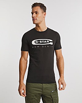 G-Star RAW Black Logo T Shirt