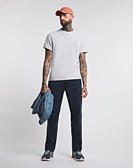 Wrangler Texas Straight Fit Coal Blue Stone Jean