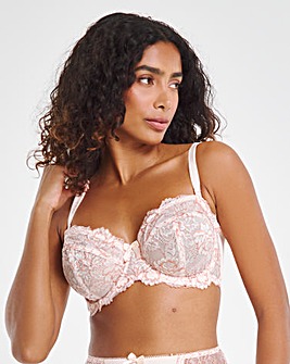 Pretty Secrets Ella Lace Multiway Wired Bra B-J - Blush