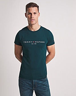 Tommy Hilfiger Dark Lakeside Short Sleeve Logo T-Shirt