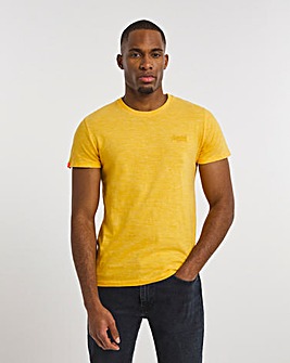 Superdry Yellow Original Label Short Sleeve T-Shirt
