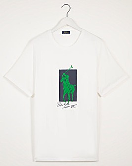 Polo Ralph Lauren White Short Sleeve Graphic T-Shirt