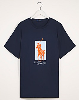 Polo Ralph Lauren Navy Short Sleeve Graphic T-Shirt