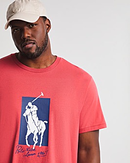 Polo Ralph Lauren Red Short Sleeve Graphic T-Shirt