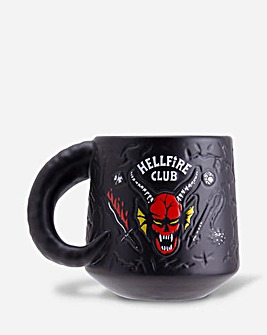 Stranger Things Hellfire Club Embossed Mug