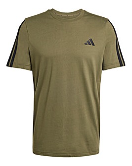 adidas 3 Stripe T-Shirt