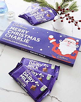 Cadburys Personalised Dairy Milk Santa Share Pack