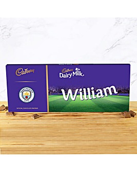 Cadburys Personalised Manchester City Dairy Milk Bar 850g