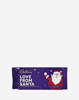Cadburys Love From Santa Festive Dairy Milk Bar 110g