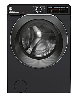 Hoover H-WASH 500 HW412AMBCB 12kg Washing Machine, 1400 spin, A rated, Black