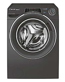 Candy Rapido RO16106DWMCRE-80 10kg Washing Machine, 1600 spin, A rated, Graphite