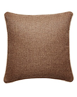 Basket Weave Piped Edge Cushion Cover